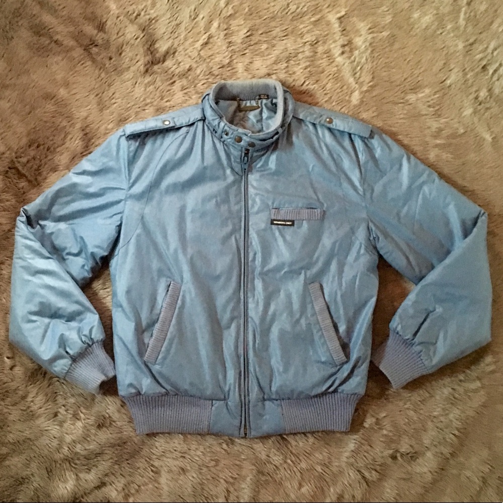 MEMBERS ONLY Vintage Jacket EUC Blue M Medium